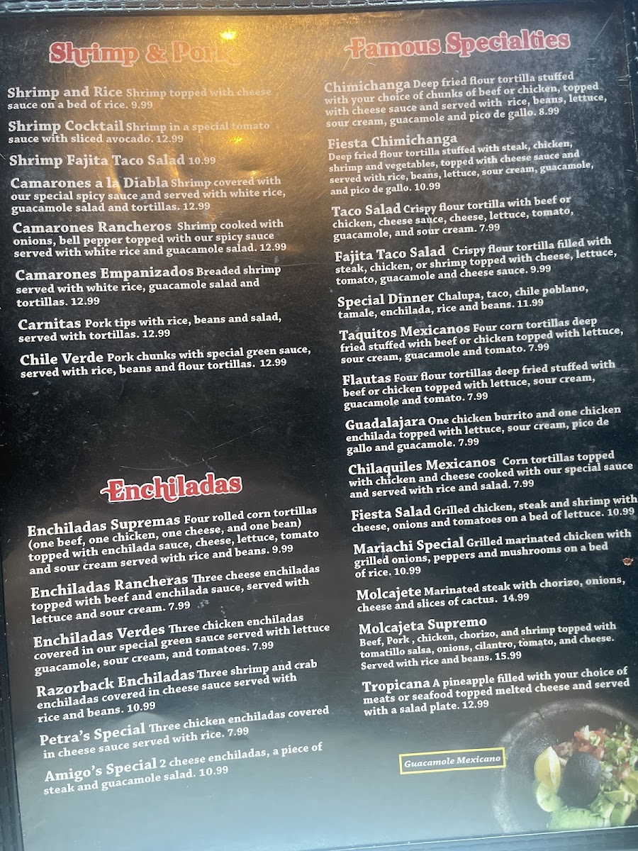 El Parian Mexican Food Menu - Image 2